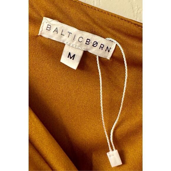 NWOT Celia One Shoulder Bronze Midi Dress by BalticBorn Medium - Picture 8 of 13